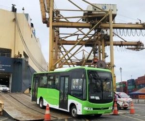 LLEGÓ NUEVA FLOTA ELÉCTRICA AL SISTEMA MIO